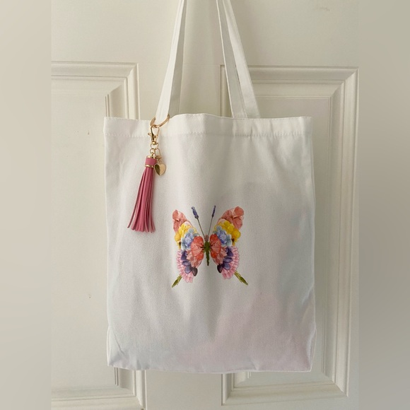 NWT. Set of bag + keychain/bag charm. Tote bag with removable keychain/bag charm - Picture 8 of 8